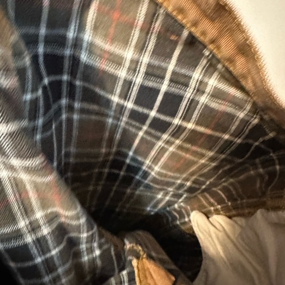 VTG Carhartt B111 Brown Carpenter Dungaree Pants Flannel Lined Duck Canvas 40x32 - Picture 4 of 5